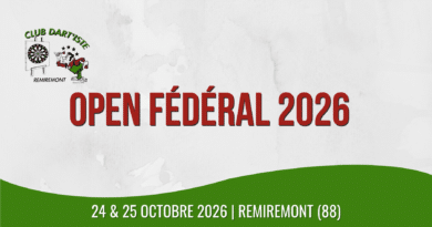 Open Fédéral 2026, 24 et 25 octobre à Remiremont